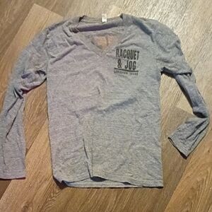 American Apparel Kids Gray Long Sleeve Tee